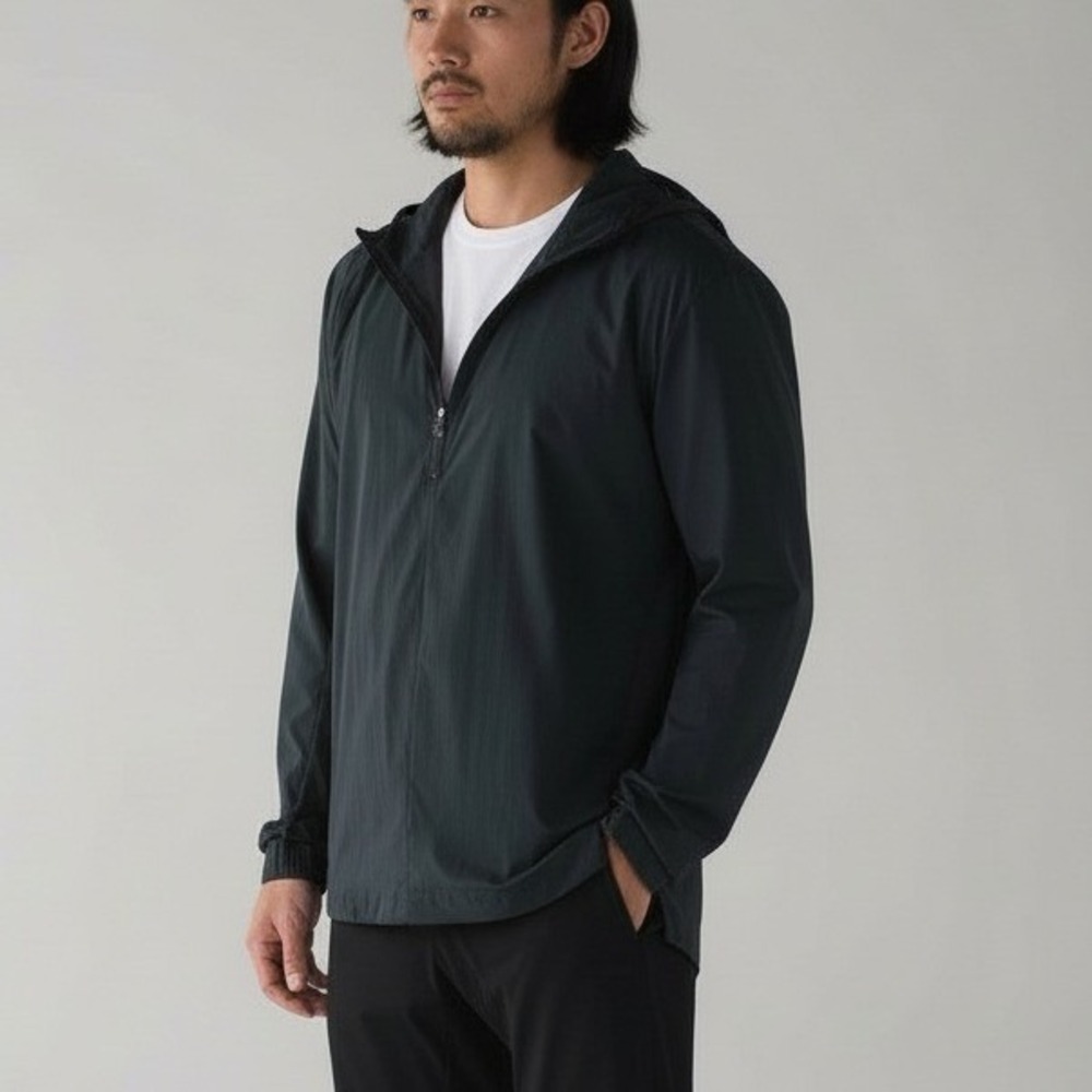Lululemon Men's Rove Hoodie Lightweight Jacket Water Resistant LM3AE3S